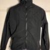 GK BLACK TASLAN CHILD MEDIUM GYMNASTICS ATHLETES WARM UP JACKET Sz CM