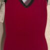 GK RED VELVET GIRLS X-SMALL SLVLS BLACK GLITTER GYMNASTICS DANCE LEOTARD CXS NWT - Image 4