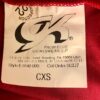 GK RED VELVET GIRLS X-SMALL SLVLS BLACK GLITTER GYMNASTICS DANCE LEOTARD CXS NWT - Image 9