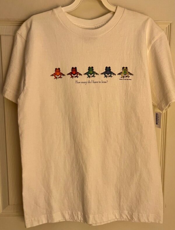 AUSSIE T CO. KIDS LARGE HEAVY COTTON FROGS GRAPHICS T-SHIRT SIZE CHILD L NWT!