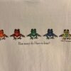 AUSSIE T CO. KIDS LARGE HEAVY COTTON FROGS GRAPHICS T-SHIRT SIZE CHILD L NWT! - Image 2