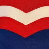 GK RED BLUE VELVET ADULT SMALL LgSLV SILVER METAL GYMNAST DANCE LEOTARD Sz AS - Image 2