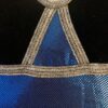 GK Elite LgSLV LEOTARD LADIES SMALL BLACK VELVET BLUE FOIL GYMNASTICS DANCE AS - Image 5