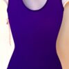 GK PURPLE LADIES X-SMALL CLASSIC NYL/SPAND SLVLS GYMNAST DANCE TANK LEOTARD AXS - Image 5