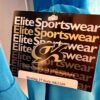 GK FIGURE SKATE ADULT SMALL LgSLV TURQUOISE VELVET MESH YOKE FOIL JA  DRESS AS - Image 5