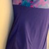 GK  BIKETARD ADULT X-SMALL VINCA N/S FLORAL PRINT DANCE CHEER WORKOUT Sz AXS NWT - Image 3