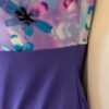 GK  BIKETARD ADULT X-SMALL VINCA N/S FLORAL PRINT DANCE CHEER WORKOUT Sz AXS NWT - Image 4