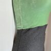GK ICE SKATE DANCE ADULT SMALL SLVLS MINT VELVET GRAY POLY/COT/SPAN UNITARD AS - Image 2