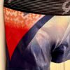 ALY RAISMAN PATRIOT SHORTS GK CHILD SMALL SUBLIMATED HOLOTEK GYMNAST DANCE CHEER - Image 2