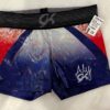 ALY RAISMAN PATRIOT SHORTS GK CHILD SMALL SUBLIMATED HOLOTEK GYMNAST DANCE CHEER - Image 4