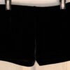 GK BLACK VELVET CHILD MED MICRO MINI WORKOUT CHEER DANCE GYMNASTS SHORTS Sz CM