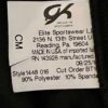 GK BLACK VELVET CHILD MED MICRO MINI WORKOUT CHEER DANCE GYMNASTS SHORTS Sz CM - Image 5