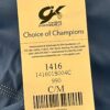 GK BLUE CHILD MEDIUM MICRO MINI NYLON/SPANDEX GYMNAST DANCE WORKOUT SHORTS CM - Image 4