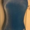 GK LIGHT BLUE VELVET LADIES X-SMALL CLASSIC GYMNASTICS DANCE TANK LEOTARD Sz AXS