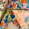 GK ICE SKATE LgSLV GIRLS X-SMALL ASYM BLUE VELVET FLORAL PRINT MT DRESS Sz CXS - Image 5