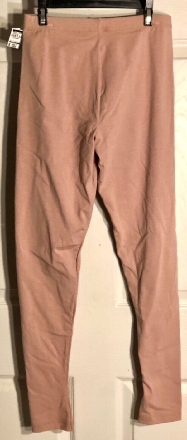 GK ICE SKATE LADIES LARGE NATURAL TONED COTTON/STRCH ATHLETIC LEGGINGS Sz AL NWT - Image 7