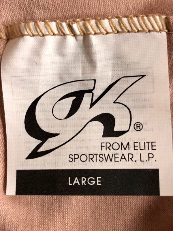 GK ICE SKATE LADIES LARGE NATURAL TONED COTTON/STRCH ATHLETIC LEGGINGS Sz AL NWT - Image 8