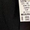 GK DANCE JAZZ CHEER LADIES SMALL BLACK MYSTIQUE CRISSCROSS HALTER TOP Sz AS NWT! - Image 5