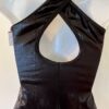GK DANCE JAZZ CHEER LADIES SMALL BLACK MYSTIQUE CRISSCROSS HALTER TOP Sz AS NWT! - Image 6