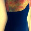 GK DANCE BIKETARD ADULT SMALL TIE-DYE FOIL PRINT OCEAN VELVET GYMNAST TANK Sz AS - Image 3