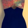 GK DANCE BIKETARD ADULT SMALL TIE-DYE FOIL PRINT OCEAN VELVET GYMNAST TANK Sz AS - Image 6