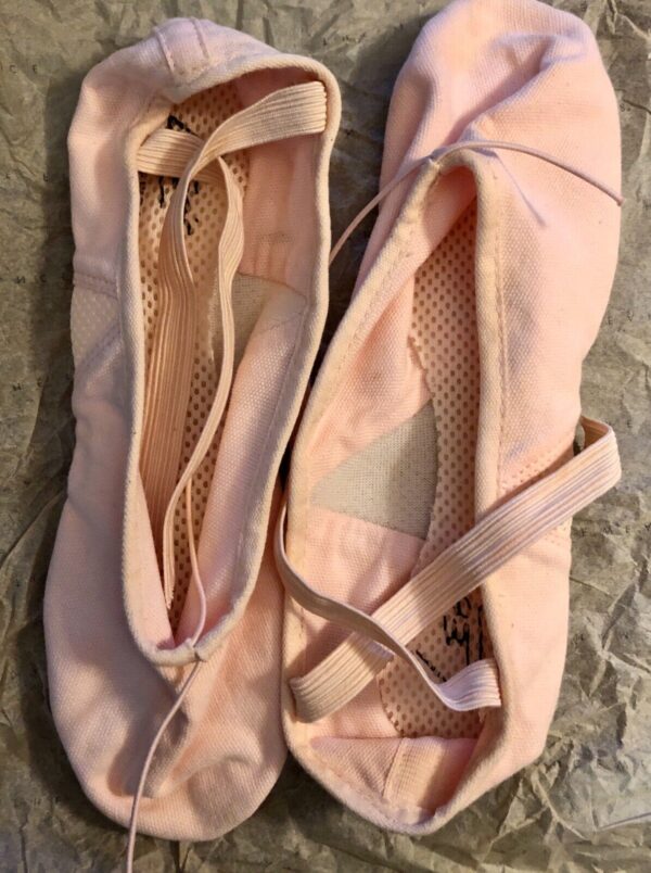 LEO'S ARABESQUE COTTON BALLET SHOES ADULT 8.5 PINK SIZE 8.5 NEW IN BOX!