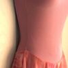 GK ICE FIGURE SKATE DRESS ADULT X-SMALL SLVLS PINK VELVET TYE-DYE CHIFFON AXS - Image 4