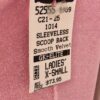 GK ICE FIGURE SKATE DRESS ADULT X-SMALL SLVLS PINK VELVET TYE-DYE CHIFFON AXS - Image 7