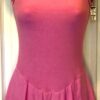GK ICE FIGURE ADULT SMALL ONE-SHOULDER PINK MATTE CREPE JA SKATE DRESS AS NWT!