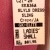 GK ICE FIGURE ADULT SMALL ONE-SHOULDER PINK MATTE CREPE JA SKATE DRESS AS NWT! - Image 8