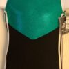 ADIDAS TANK CHILD X-SMALL GREEN FOIL BLACK N/S GK GYMNASTICS DANCE LEOTARD CXS