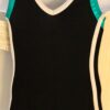 ADIDAS TANK CHILD X-SMALL GREEN FOIL BLACK N/S GK GYMNASTICS DANCE LEOTARD CXS - Image 2