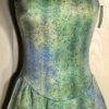 GK ELITE GREEN FLORAL BEAD PRINT CAMISOLE ICE SKATE DRESS AS