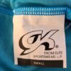 GK ELITE SSLV LADIES SMALL 2-TONE BLUE VELVET JA ICE FIGURE SKATE DRESS AS NWT! - Image 8