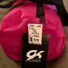 LAURIE HERNANDEZ GK ELITE PINK EMOJI MINI NYLON DUFFLE GRIP BAG 6"X12" GIFT - Image 3