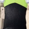 ADIDAS Black Lime Foil Gymnastic Dance Leotard By GK Size CXS - Image 2