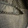 COLDWATER CREEK ALPINE VEST WOMENS SMALL SLVLS COLLAR BLACK GRAY HERRING DOTS SM - Image 4