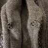 COLDWATER CREEK ALPINE VEST WOMENS SMALL SLVLS COLLAR BLACK GRAY HERRING DOTS SM - Image 5