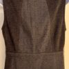 COLDWATER CREEK ALPINE VEST WOMENS SMALL SLVLS COLLAR BLACK GRAY HERRING DOTS SM - Image 6