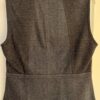 COLDWATER CREEK ALPINE VEST WOMENS SMALL SLVLS COLLAR BLACK GRAY HERRING DOTS SM - Image 8