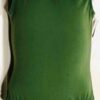 GK Elite BASIC GREEN TANK CHILD LARGE COTTON/SPANDEX GYMNASTIC DANCE CHEER CL