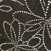 GK LgS LADIES SMALL BLACK N/S SPARKLE FLORAL PRINT GYMNASTICS DANCE LEOTARD AS - Image 2