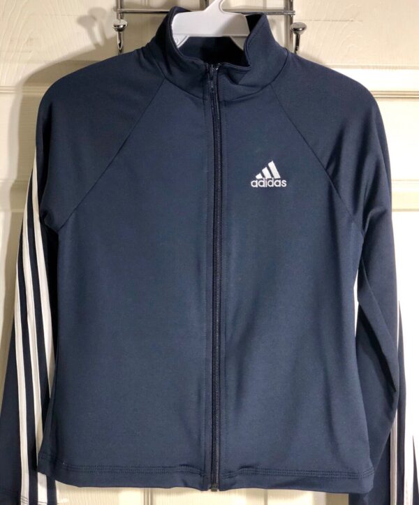 ADIDAS GK ELITE FITTED DRY TECH NAVY WARM UP JACKET SIZE Sz CL