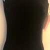 GK Elite BLACK VELVET ADULT SMALL GYMNASTICS DANCE WORKOUT TANK LEOTARD AS NWT
