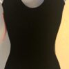 GK Elite BLACK VELVET ADULT SMALL GYMNASTICS DANCE WORKOUT TANK LEOTARD AS NWT - Image 3