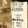 GK CHEER CROP TOP ADULT SMALL GOLD FLORENTINE RACERBACK BLACK DRYTECH AS NWT! - Image 5