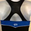 GK ELITE CHEER CROP TOP ADULT SMALL BLACK ROYAL WHITE DRYTECH TECHMESH AS - Image 3
