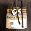 GK Elite Warm Up Pants Black Cotton Blend Size Junior 14-16 - Image 4