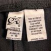 GK Elite Warm Up Pants Black Cotton Blend Size Junior 14-16 - Image 6