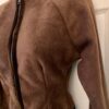 GK FITTED ICE SKATE JACKET ADULT X-SMALL BROWN FLEECE VELVET TRIM ZIP Sz AXS NWT - Image 4